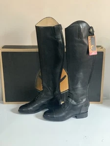 Ariat Challenge II Feldstiefel Reißverschluss Damen 6,5 Reitsport Leder schwarz neu im Karton - Bild 1 von 4