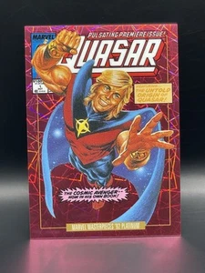 2024 Marvel Masterpieces QUASAR 72V Cover Variant Pink Lasers 562/692 🔥 - Picture 1 of 2