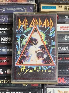 Def Leppard Hysteria Cassette Tape - Picture 1 of 4