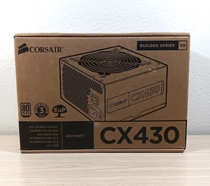 Corsair CX430 ATX Power Supply 430 Watt Builder Series V2 - Picture 1 of 7