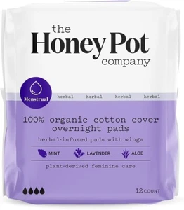 The Honey Pot Pads mit Flügeln über Nacht NEU 12 insgesamt - Bild 1 von 1