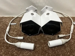 (2) Amcrest IP5M-1173EW-36MM 5MP PoE 3.6mm Super Wide Angle Lens White Camera - Picture 1 of 14