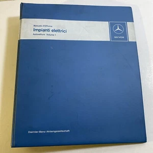 MERCEDES W107/108/109/111 MANUALE OFFICINA IMPIANTO ELETTRICO OEM KD00106211500 - Foto 1 di 24