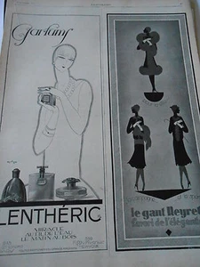 PUBLICITE 1926  Parfums Lenthéric miracle au fil de l'eau - Imagen 1 de 1