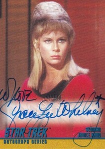 Star Trek (TOS) The Original Series Autograoh A5 Grace Lee Whitney as Rand