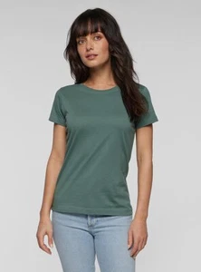LAT Apparel 3516 Ladies Fine Jersey Top Short Sleeve Stylish Plain T-Shirt - Picture 1 of 39