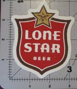LONE STAR LIGHT Texas red ls STICKER decal craft beer brewery brewing Z - Picture 1 of 1