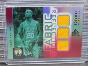 2005-06 Upper Deck Reflections Gary Payton Red Game Used Jersey #03/25