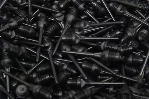 1000 Profi Dartspitzen Dart Spitzen, kleines Gewinde 2BA Zoll,Soft Tip Black - Bild 1 von 8
