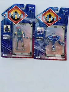 Vintage Irwin Reboot Megabyte & Slash Neu auf Karte Actionfiguren - Bild 1 von 6