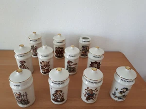 11 Stück ORIGINAL Hummel Gewürzdosen Gewürz Dosen Töpfe - Bild 1 von 2