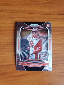 Natalie Decker - 2021 Panini Prizm Racing NASCAR Rookie Card #60 - FREE SHIPPING - Picture 1 of 2