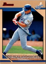 1996 Bowman Todd Hollandsworth #40 Los Angeles Dodgers
