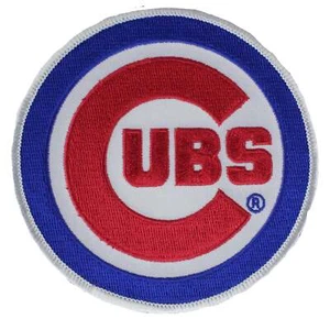 Chicago Cubs "Cubs" Sleeve Patch Jersey Official MLB Primary Team Logo Emblem - Picture 1 of 1