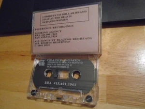 RARE PROMO Blazing Redheads CASSETTE TAPE latin jazz Crazed Women smplr Glamazon - Picture 1 of 2