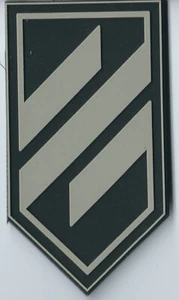 Patch ucraina 3D PVC Terza Brigata grigia - Foto 1 di 2