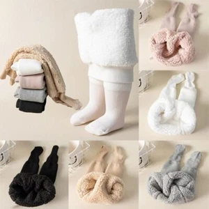 Verdicken Kleinkind Strumpfhosen 0-6Jahre Fleece-Leggings Mädchen Jungen - Bild 1 von 12