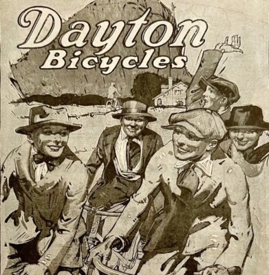1920 Dayton Bicycles Advertisement Transportation Davis Sewing Co Ephemera 2 - Image 1 of 2