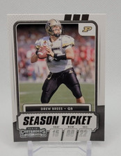 DREW BREES 2021 Contenders Purdue Boilermakers New Orleans SAINTS Football Card