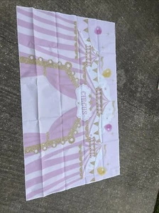 Pink circus backdrop 3x6 - Picture 1 of 4