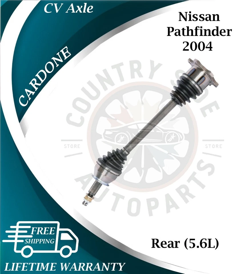 Eje trasero CV Cardone OEM para Nissan Pathfinder 2004 5,6 L garantía de por vida Foto 1 de 4