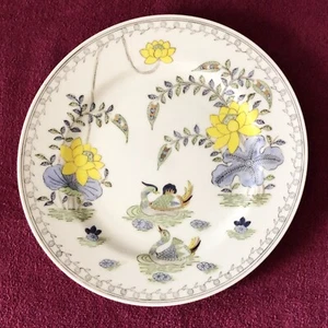 A NORA FENTON Design Plate Hand Decorated In Hong Kong Decoration Only Yellow - Picture 1 of 6