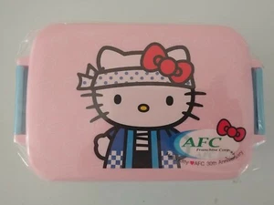 Sanrio Hello Kitty Pink Sushi Chef AFC 30th Anniversary Lunch Bento Box New - Picture 1 of 2