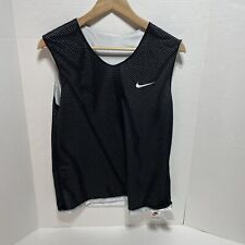 Vintage Nike Basketball Jersey, Black/Silver, Youth Small (4-6), Reversible