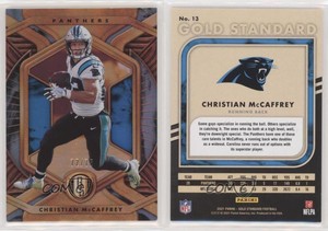 2021 Panini Gold Standard Platinum /75 Christian McCaffrey #13