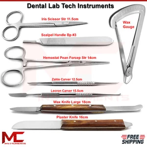 Dental Laboratory Instruments Wax Caliper Modelling Carving Knives Waxing Carver - Picture 1 of 9