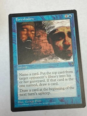 Foreshadow - Magic the Gathering MTG Visions Single Card - Image 1 of 3