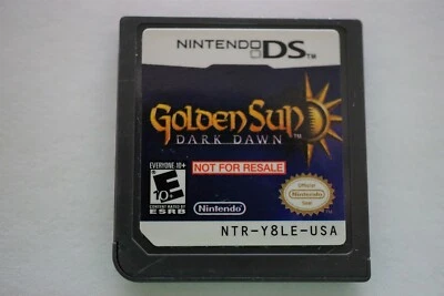 Nintendo DS Golden Sun: Dark Dawn (DEMO "NOT FOR RESALE") With Back Sticker! - Image 1 of 4