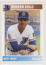 1994 Herald-Sun Durham Bulls Matt West #30