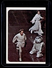 1977 Star Wars Panini Mini Sticker RUNNING TOWARD THE FALCON #145