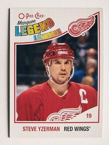 STEVE YZERMAN 2010-11 O-Pee-Chee Hockey Legend #595 Detroit Red Wings
