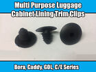20x Clips For Mercedes VW Multi Use Luggage Cabinet Lining Trim Black Plastic