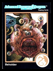 1991 ADVANCED DUNGEONS & DRAGONS 2ND EDITION SINGLE GOLD CARD #160 BEHOLDER - Picture 1 of 2