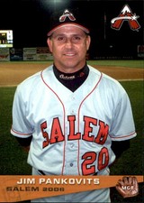 2006 Salem Avalanche Grandstand #14 Jim Pankovits Manager Baseball Card