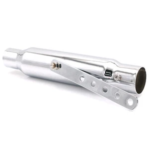Motorcycle 12'' Short Exhaust Muffler Pipe For Harley Honda Kawasaki Suzuki - Picture 1 of 6
