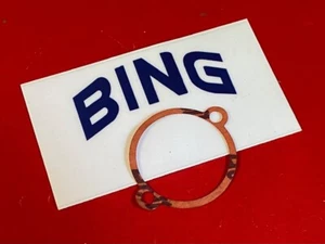 BING • NOS Side Float Chamber Gasket Sachs 50S 100 Tempo Coleman 5.30 BMW R69 - Picture 1 of 4