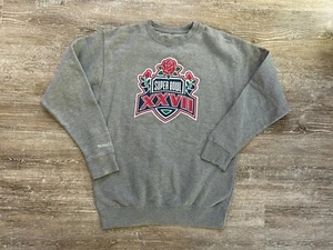 Retro Vtg Super Bowl XXVII Dallas Cowboys 1992 Sweatshirt Mitchell & Ness Sz M - Picture 1 of 3