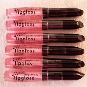 L.A.Colors Sheer Pink Moisturizing Lip Gloss Lot of 3 - CLG868 - Picture 1 of 7