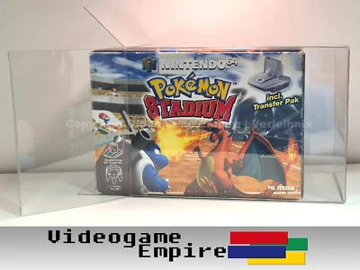 1x Protective Case for Pokemon Stadium Game CIB Nintendo 64 N64 Cover [STRONG EDGE] - Image 1 of 4