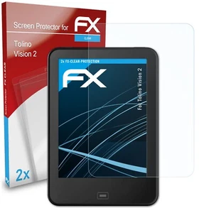 atFoliX 2x Film Protection d'écran pour Tolino Vision 2 Protecteur d'écran clair - Photo 1/9