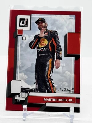 2023 Panini Donruss NASCAR Racing Martin Truex Jr Red 101/299 - Image 1 of 2