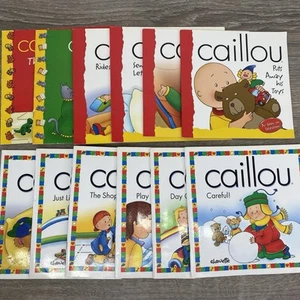 Posten/12 Caillou Bücher PBS Kinder TV Show Taschenbuch verschiedene Titel Vorschule Kinder - Bild 1 von 14