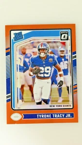 2024 Donruss Optic Tyrone Tracy RC /249 Orange Prizm #259 Rookie, NY Giants - Bild 1 von 2