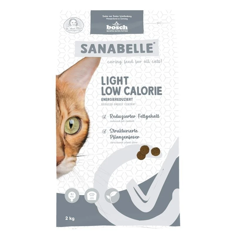 Sanabelle Light Low Calorie | 2kg Alleinfuttermittel für Katzen - Bild 1 von 1