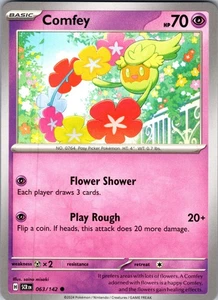 Comfey 063/142 Common Regular SV07: Stellar Crown NM - Picture 1 of 2