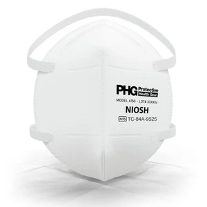 N95 Particulate Filtering Respirators, NIOSH Certified, MADE IN USA, For Medi... - Picture 1 of 7